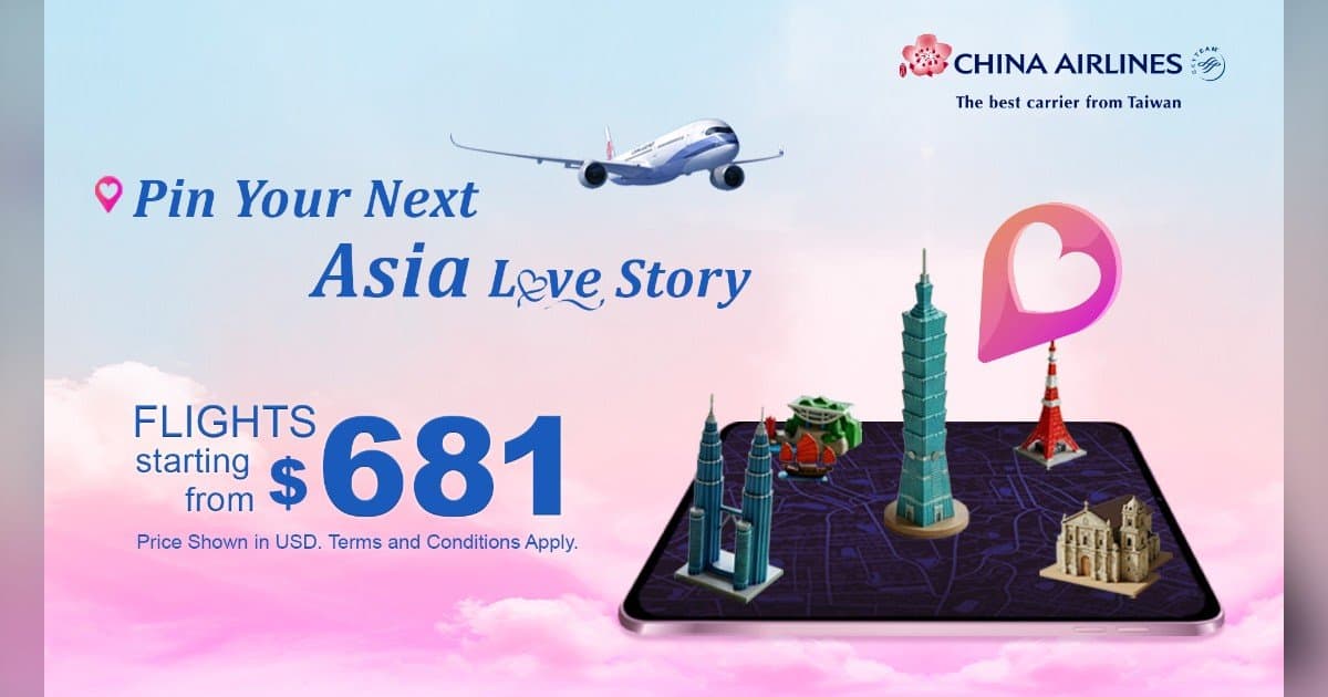 Valentine’s Season Sparks New Momentum for Asia Travel on China Airlines